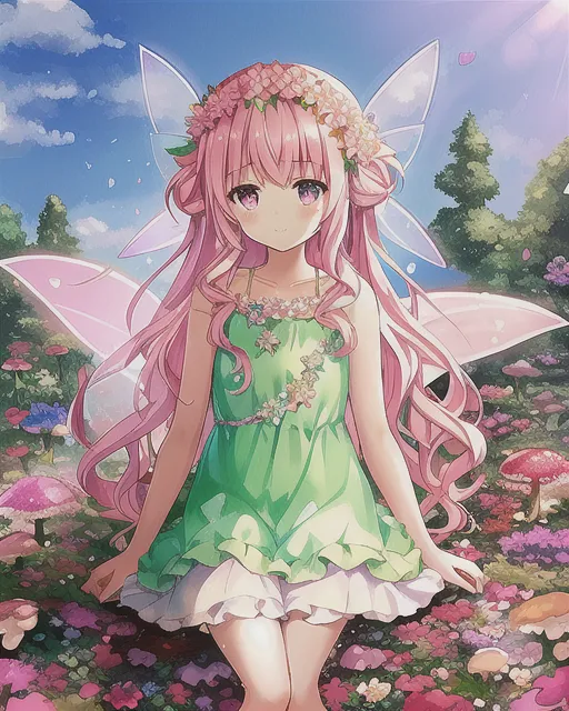 Fairy Pink | Cute Anime Adventure!-demhanvico.com.vn