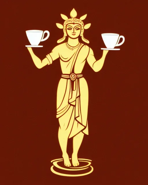 Deity of coffee (inspired by Abaddonskey)