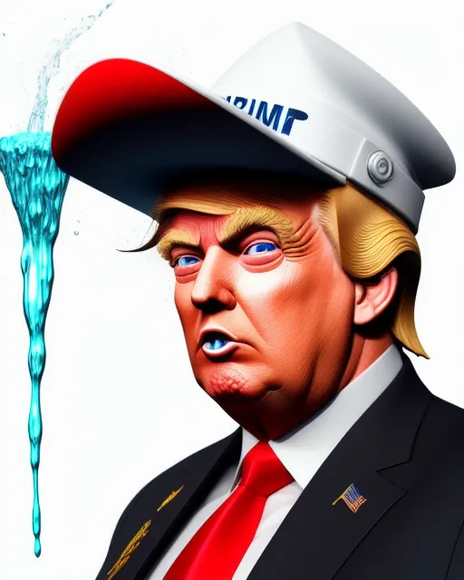 Trump Drip Donald trump drip, fantasy art, - Free AI Photo Generator - starryai