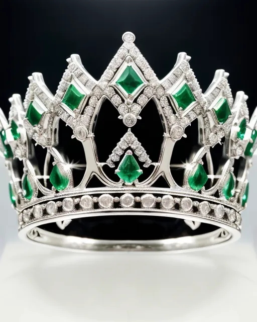 Silver royal crown