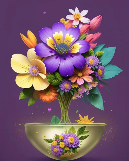 Flowers (1-3) - Free AI Photo Generator - starryai