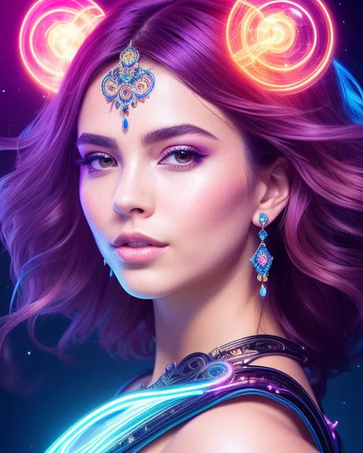 A stunningly beautiful young - Free AI Photo Generator - starryai