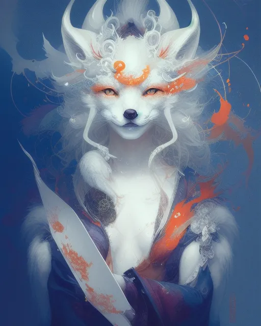 kitsune fox demon
