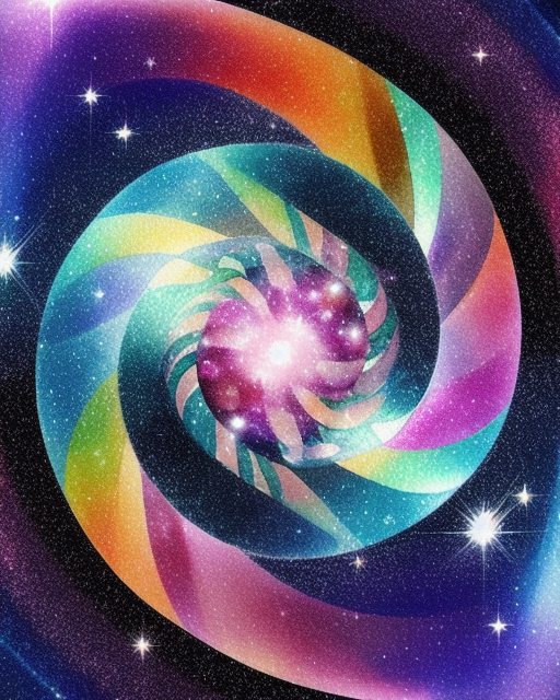 Lollipop Galaxy - Free AI Photo Generator - starryai