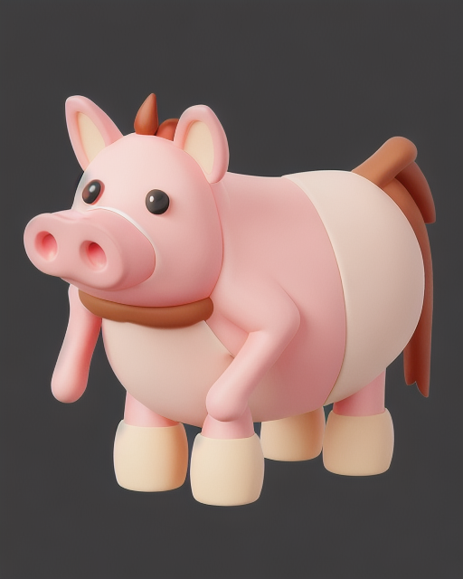 A mix between a pig and a horse