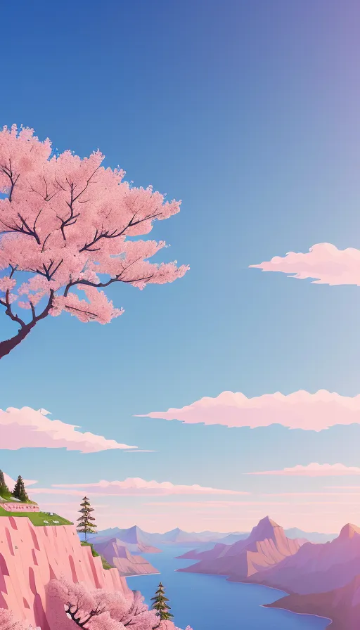 Anime Girl Cherry Blossom 4K Wallpaper #4.642