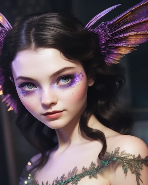 evil fairy makeup
