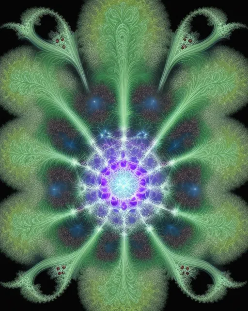 Fractal Creation - Free AI Photo Generator - starryai