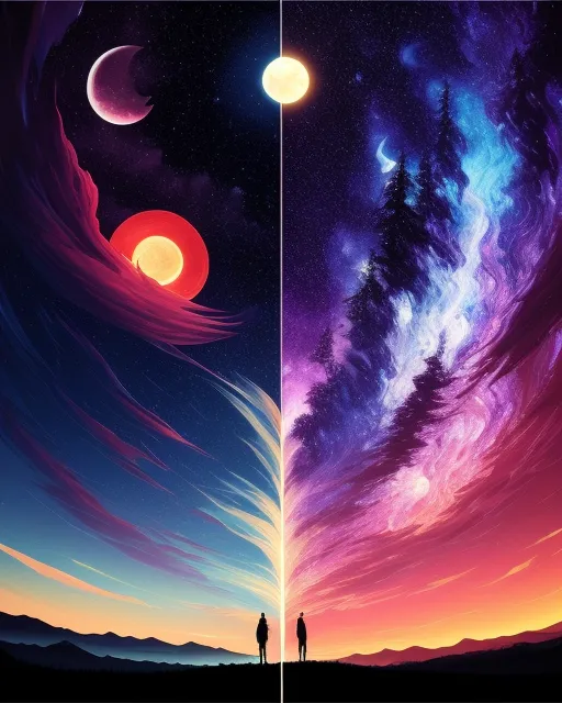 Veil Between Worlds - Free AI Photo Generator - starryai
