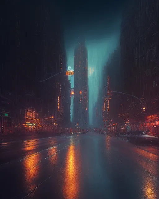Rainy Dayz - Free AI Photo Generator - starryai
