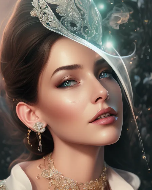 beautiful woman cherries her hd, - Free AI Photo Generator - starryai