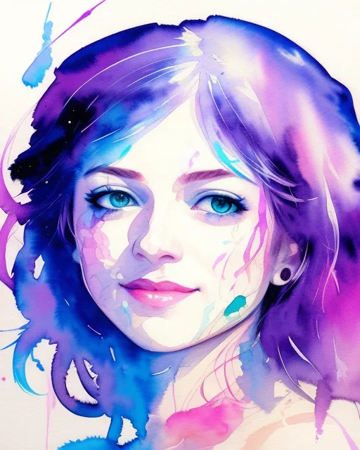 Japanese style watercolor painting Xue - AI Photo Generator - starryai