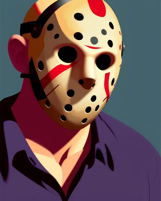 jason friday 13th, digital glen - Free AI Photo Generator - starryai