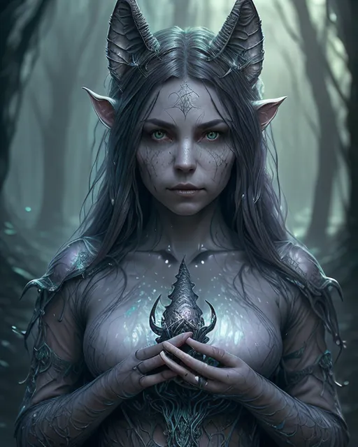 Dark elf - Free AI Photo Generator - starryai