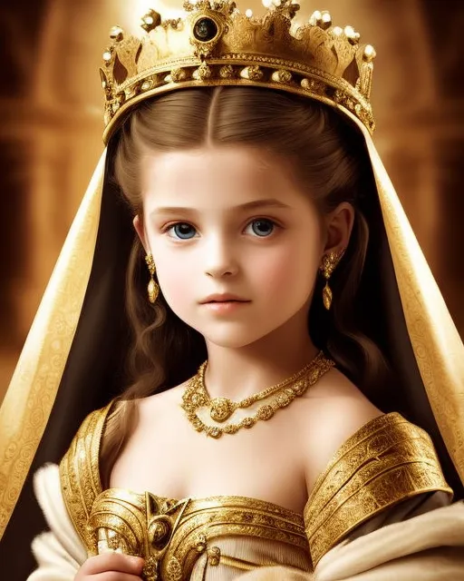 A beautiful young princess from - Free AI Photo Generator - starryai