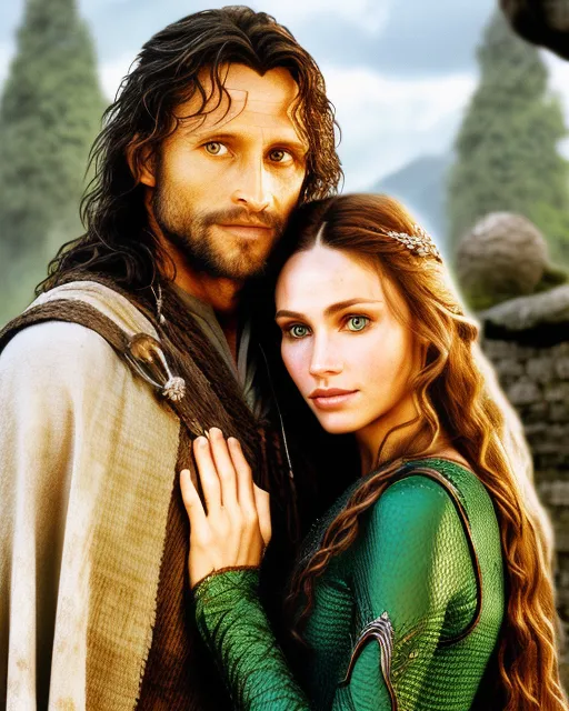 lord of the rings arwen and aragorn