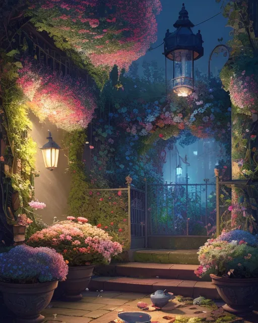 Anime Garden Wallpapers - Top Free Anime Garden Backgrounds -  WallpaperAccess