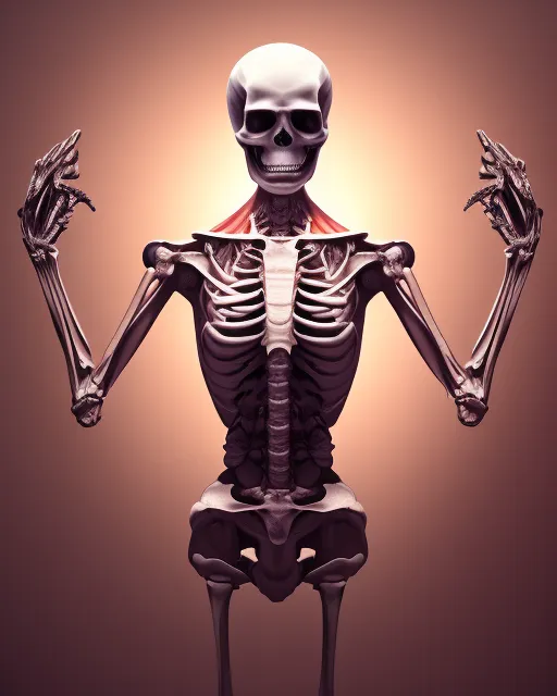 skeleton muscle body and soul beauty