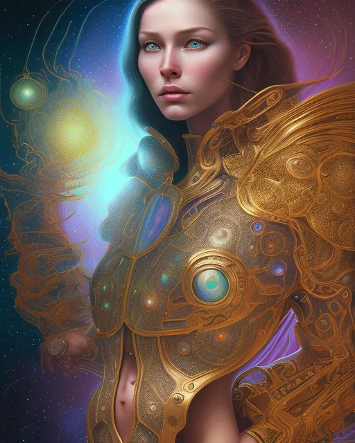 Beautiful Fantasy Worlds, Cosmic - Free AI Photo Generator - starryai