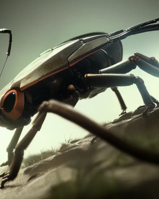 Robotic insect, extreme detail, - Free AI Photo Generator - starryai