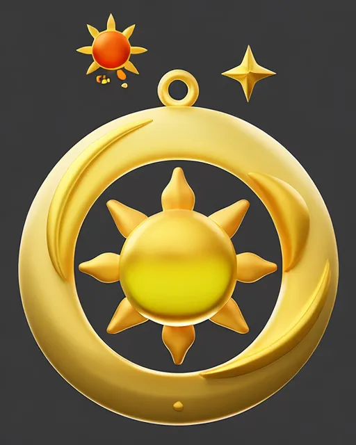 Sun and moon añd star 