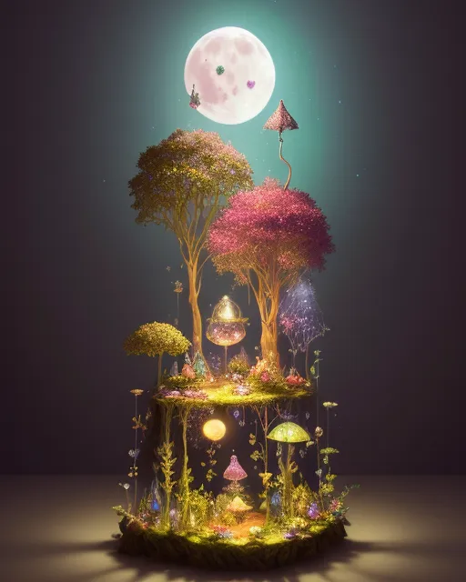 A fairy Forest colorful glowing 8 - Free AI Photo Generator - starryai