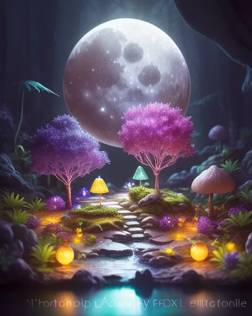 A fairy Forest colorful glowing 8 - Free AI Photo Generator - starryai