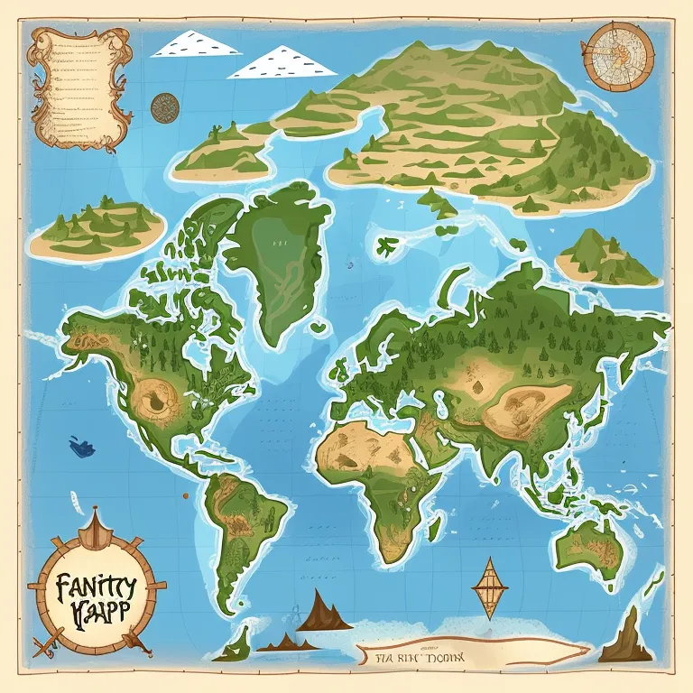 fantasy world map