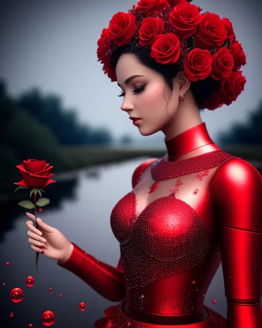 A beautiful humanoid - Free AI Photo Generator - starryai