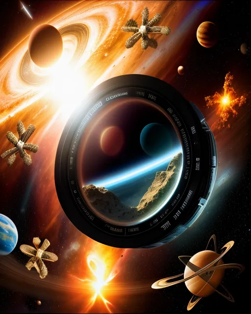 Solar System, Planets, Space, - Free AI Photo Generator - starryai