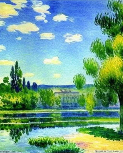 Landscape, impressionism, monet, Pissaro, aquarelle painting, water color