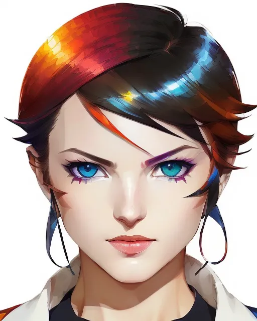 Heterochromia iridum David Bowie with Heterochromia iridum, Linen and silk, (((detailed,  vibrant,  anime face,  sharp focus,  character design,  wlop,  artgerm,  kuvshinov,  mismatched eye color, one eye dark one eye light, character design, unreal engine , shiny aura, detailed eyes, TXAA, 32k, fanbox, highly detailed, dynamic pose, vibrant cultural background, intricate motifs, organic soft canvas, perfect composition, warm dreamy tones, digital painting, artstation, concept art, smooth, sharp focus, illustration, black and white, award winning style and composition))) Dark Eye Pupil