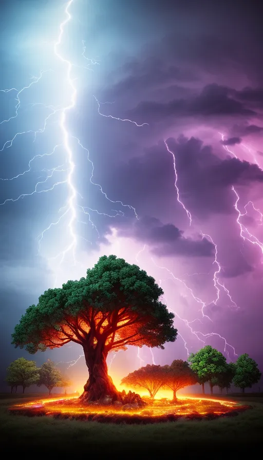 extremely Complex RAINBOW storm - Free AI Photo Generator - starryai