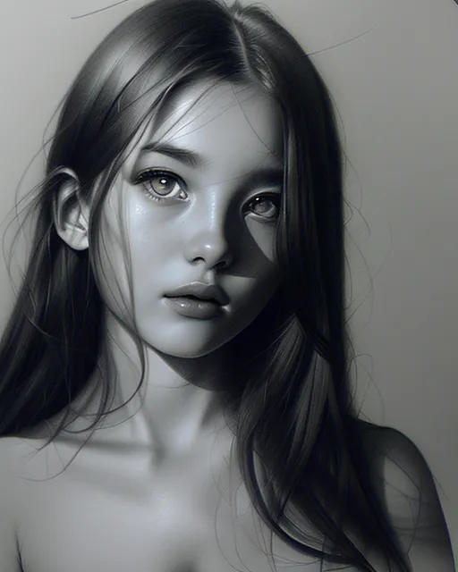Realistic Pencil Drawing Girl | See Fullimage: 1 realistic p… | Flickr