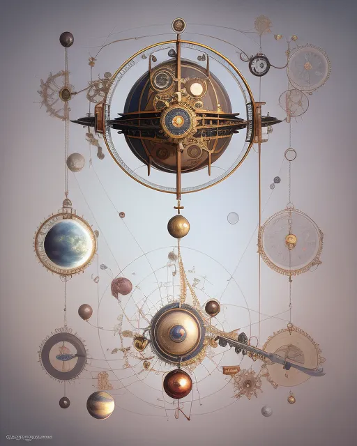 A Victorian steampunk clock maker, - AI Photo Generator - starryai