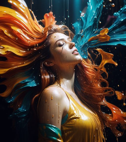 Breathtaking cinematic splash art - AI Photo Generator - starryai