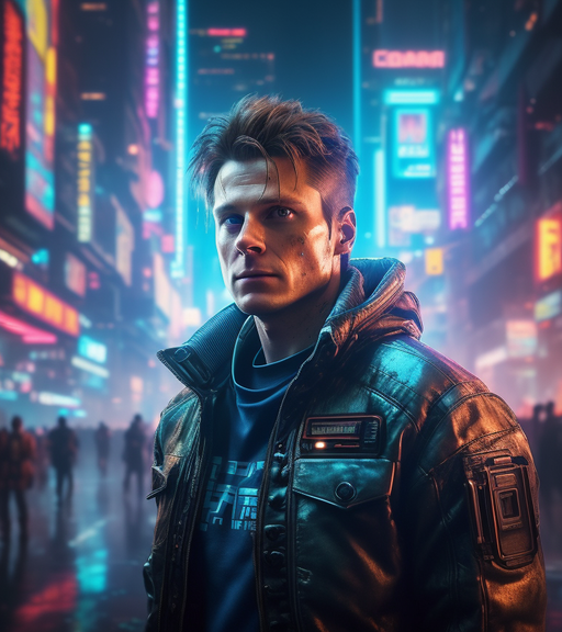 Cyberpunk Marty Mcfly - Ai Photo Generator - Starryai