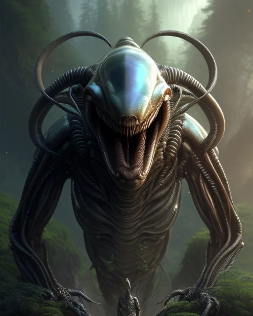 100+ Alien AI Generated Images - starryai