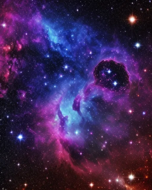 Cosmic nebula - Free AI Photo Generator - starryai
