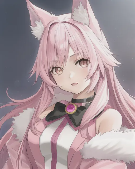 WUSOP Anime Pink Wolf Girl Canvas Art Poster and Wall Art Picture Print  Modern Family Room Decor Poster 08 x 12 Inches (20 x 30 cm) : Amazon.co.uk:  Home & Kitchen