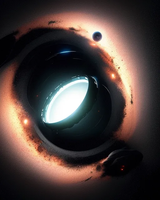 Journey through a black hole - Free AI Photo Generator - starryai