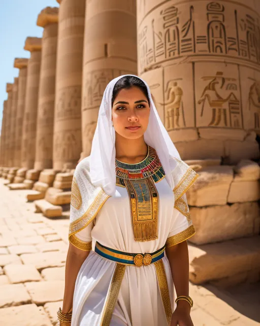 egyptian female clothing