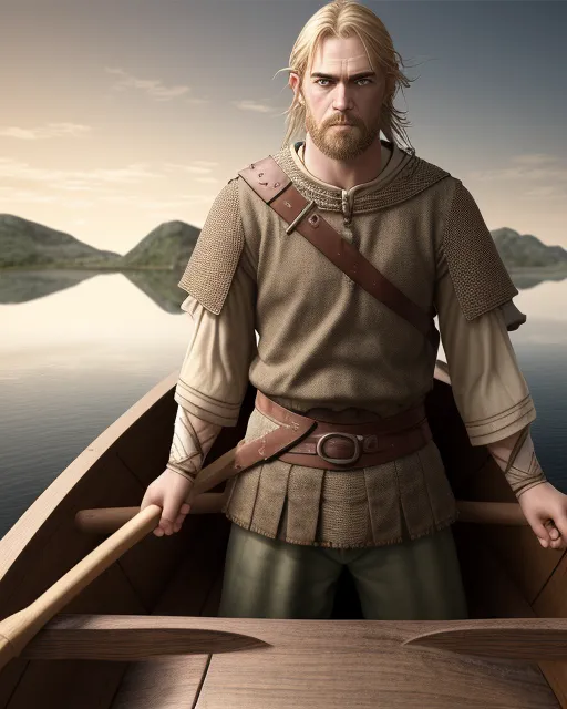 Portrait Of Thorfinn from Vinland saga in a Viking boat, Dreamlike, Smooth, Ultra-Realistic, HDR, VRAY, Character Art, Hyperdetailed, 8 K Realistic, Frostbite 3 Engine, Cryengine, Dof, Trending On Artstation, Digital Art , 4k, 8k --Testp --Ar 23 --V 3 --S 5000 --Upbeta