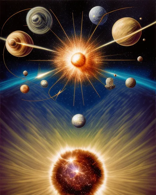 Photo Decay Effects Photon Bombardment Decay. - Free AI Photo Generator - starryai