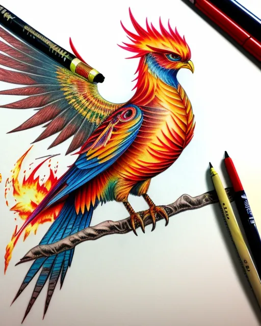 Phoenix Bird by LiinzB on DeviantArt