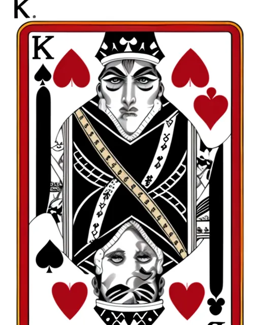 Beautiful man dressed up like the king of clubs from a deck of cards, hyper detailed, hyperrealism, digital painting,  digital illustration,  extreme detail,  digital art,  4k,  ultra hd