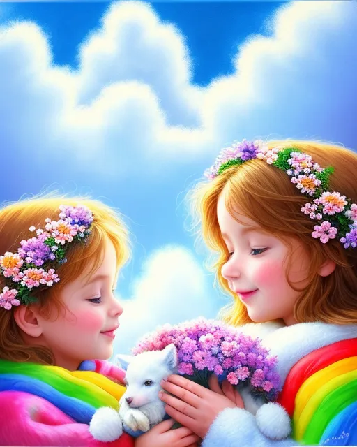 Flowery cozy mother nature, love - Free AI Photo Generator - starryai