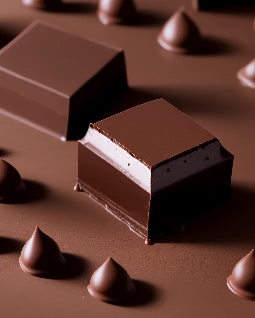 Chocolate, photo, 8k, detailed, high quality, sharp, featured