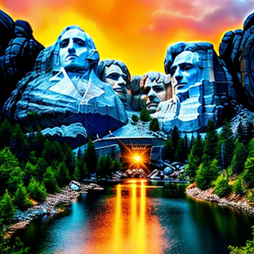 mount rushmore photo generator