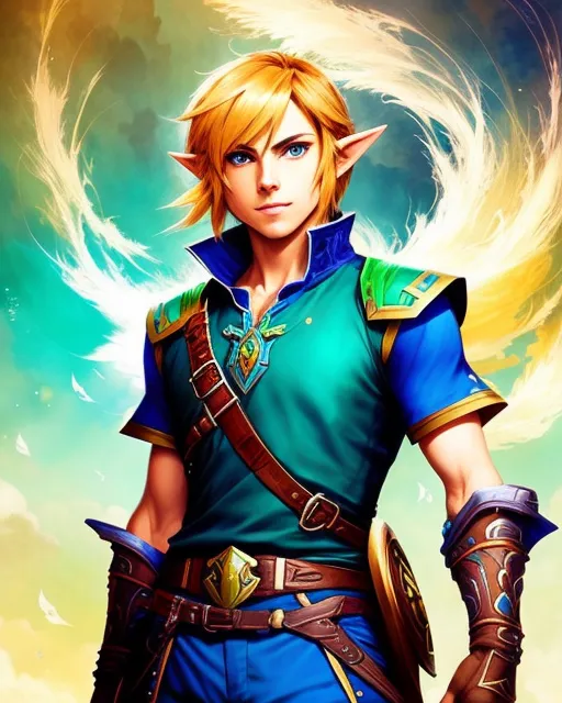 Link Zelda Cosplay - AI Photo Generator - starryai